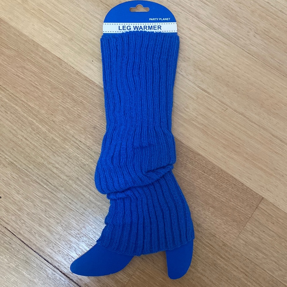 Blue Leg Warmers - Picture 1 of 2